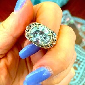 Elegant Sterling Silver Ring with CZ